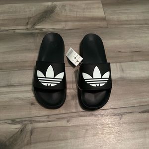 Addidas, Size 13, Shower slides, Black